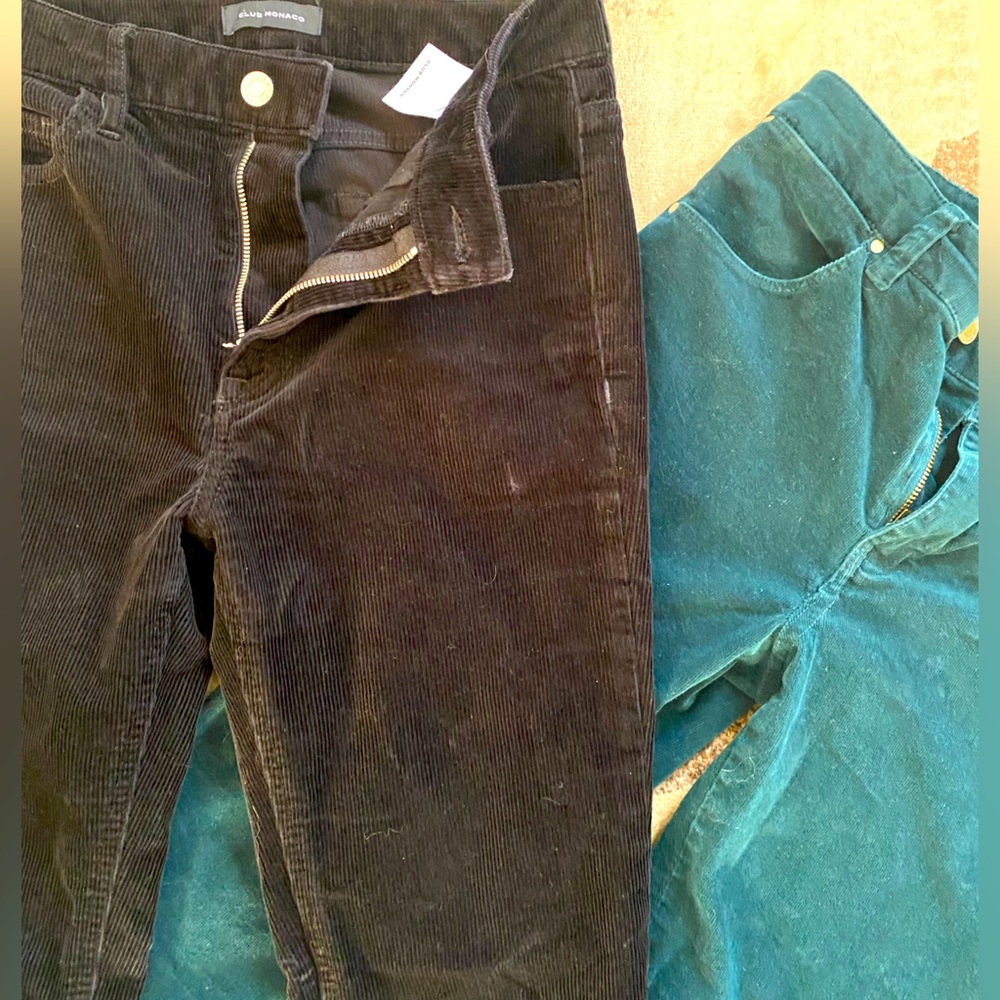 2 Pairs of Women’s Club Monaco Cords